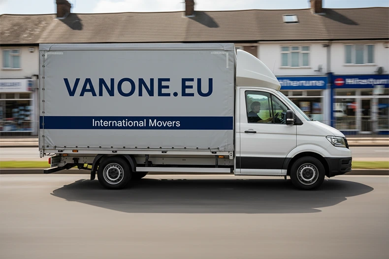 Moving vehicles for removals from Spain to England