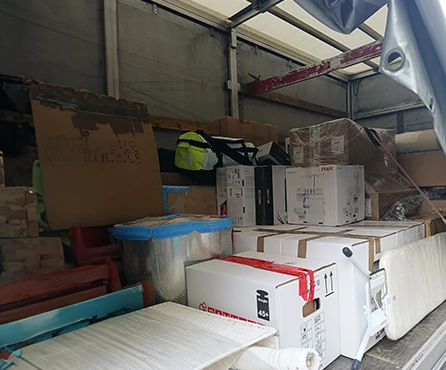 Moving goods in a Van